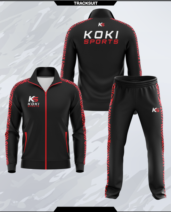 KOKI Performance Tracksuit – Black